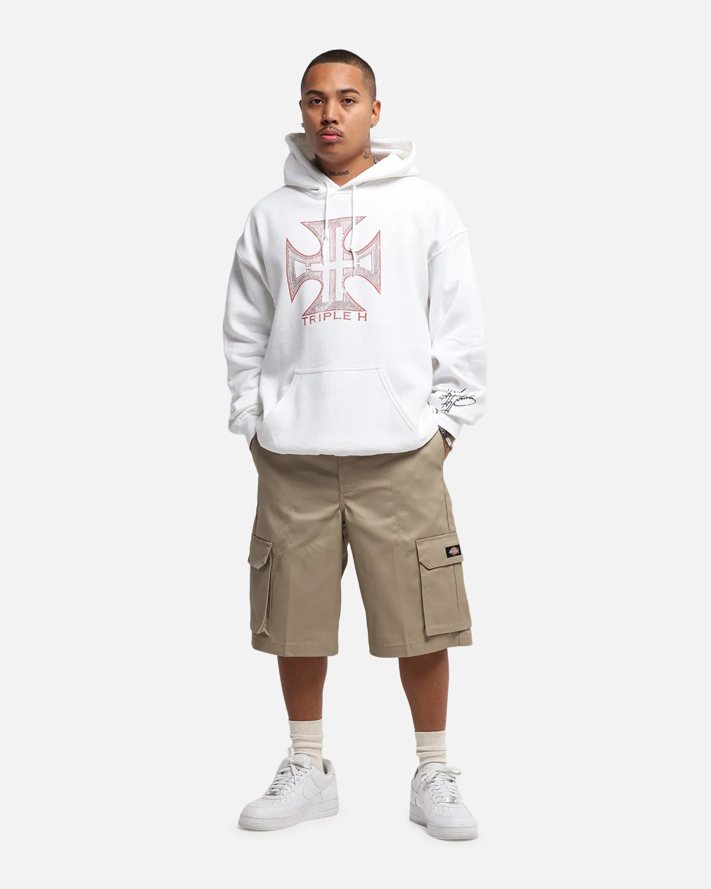 Culture Kings X WWE Triple H Wrestlemania XLI Premium Hoodie White sold by Culture Kings product image thumbnail 4