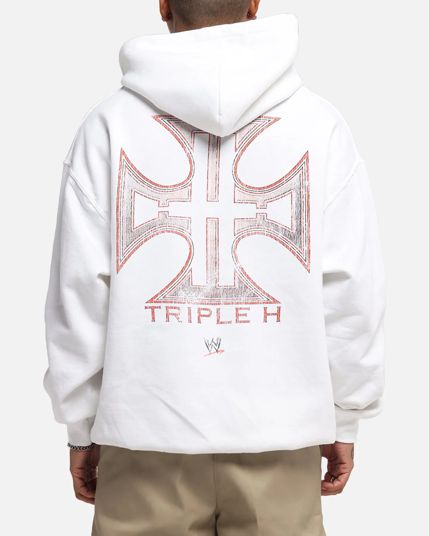 Culture Kings X WWE Triple H Wrestlemania XLI Premium Hoodie White sold by Culture Kings