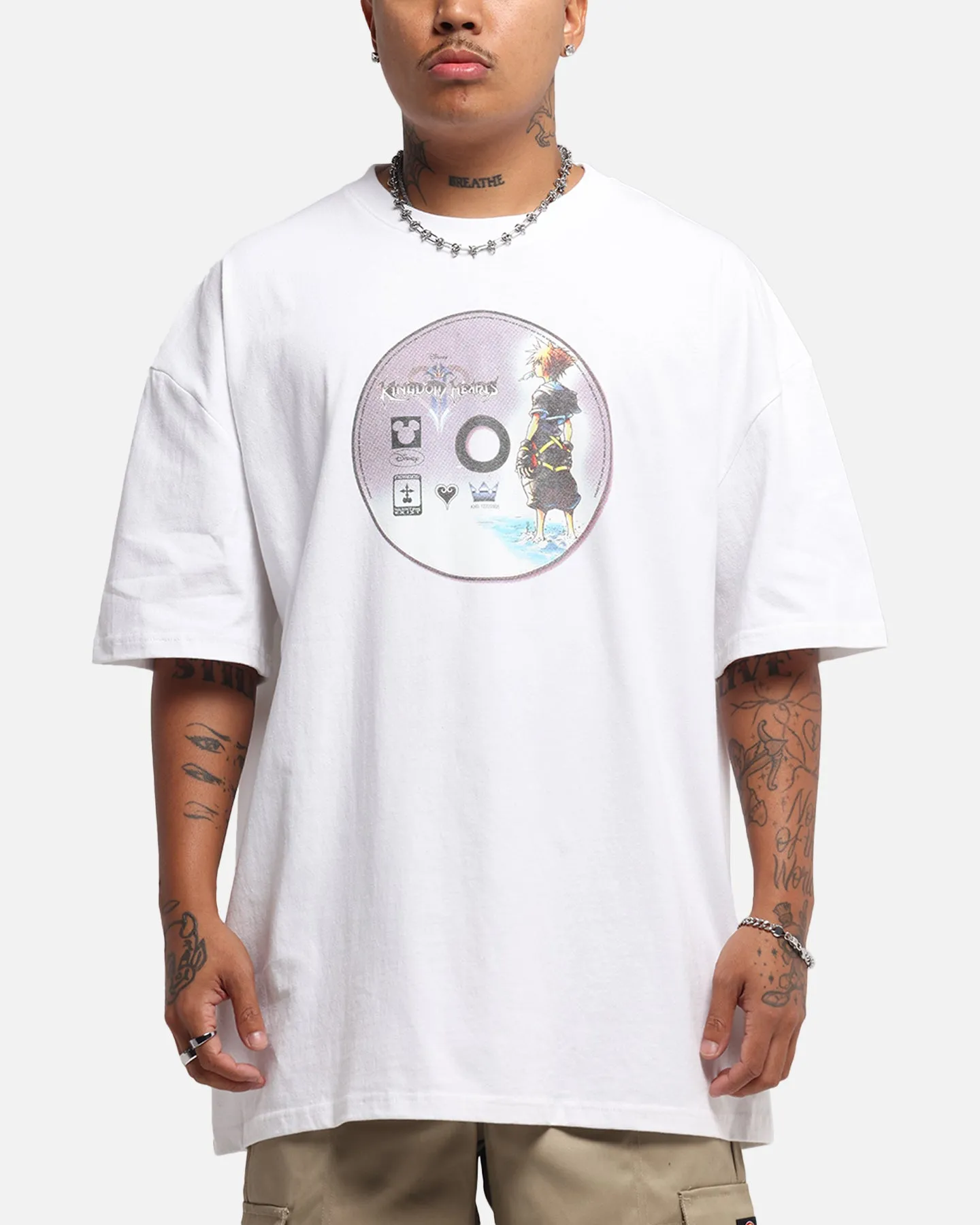 Goat Crew Disney Kingdom Hearts Disc Heavy T-Shirt White sold by Culture Kings