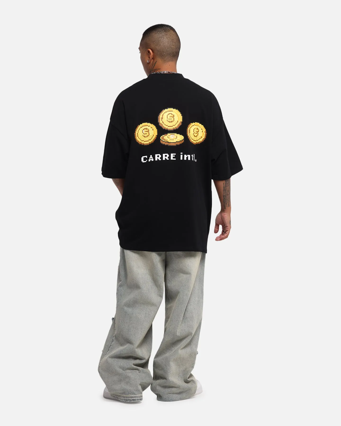 Carre Level Up Mock Neck T-Shirt Black sold by Culture Kings product image thumbnail 3