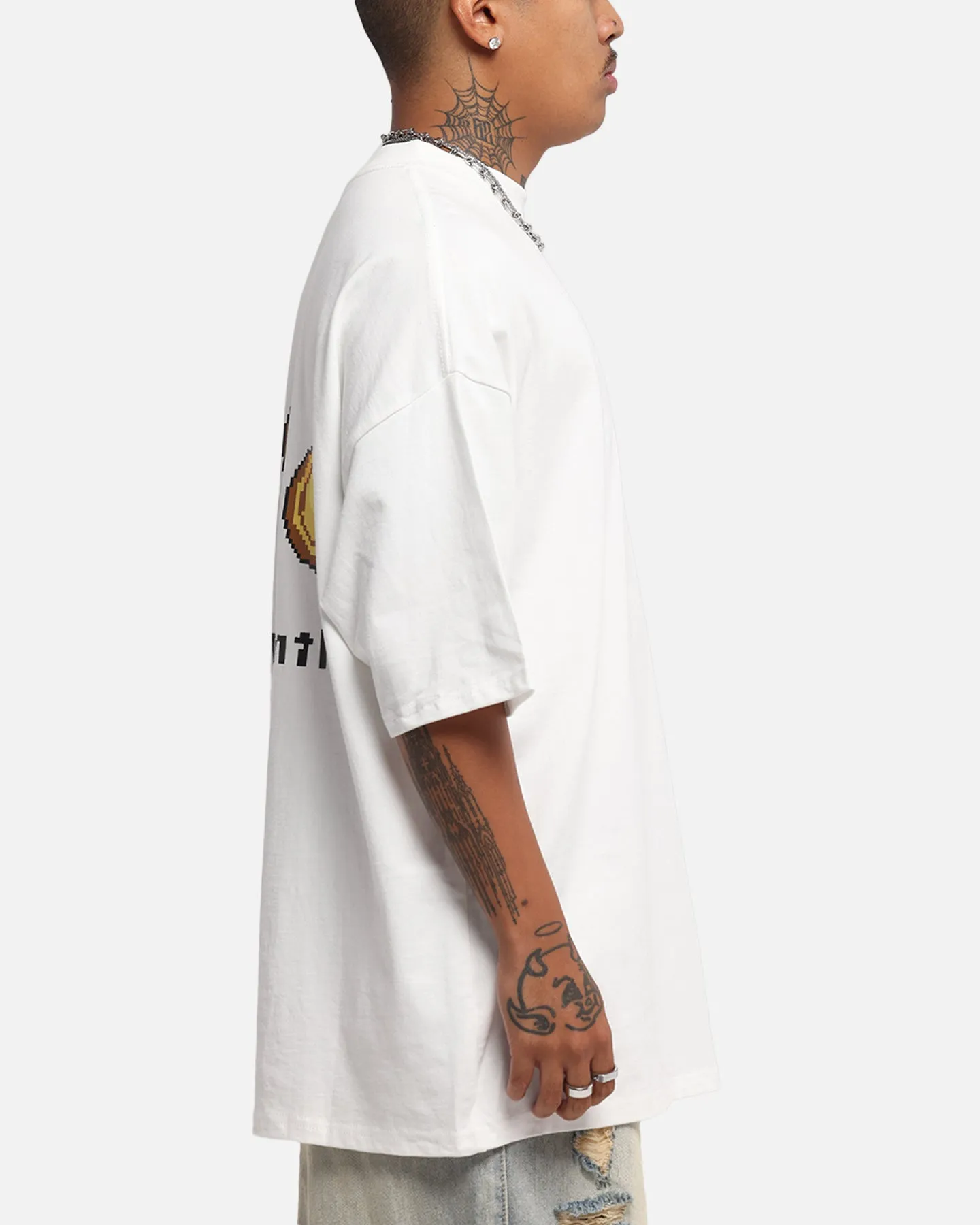Carre Level Up Mock Neck T-Shirt Off White sold by Culture Kings product image thumbnail 5