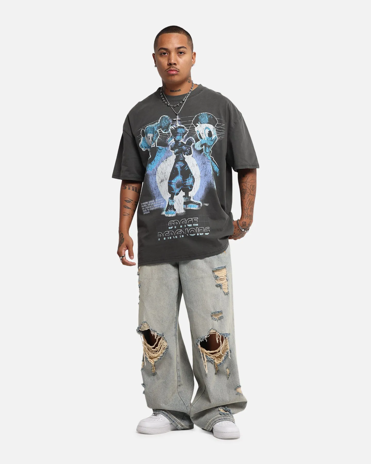 Goat Crew Disney Kingdom Hearts Space Paranoids Heavy T-Shirt Black Wash sold by Culture Kings product image thumbnail 3