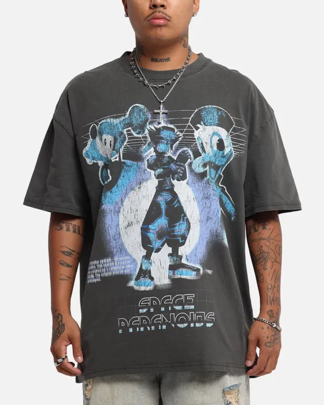 Goat Crew Disney Kingdom Hearts Space Paranoids Heavy T-Shirt Black Wash made by Culture Kings