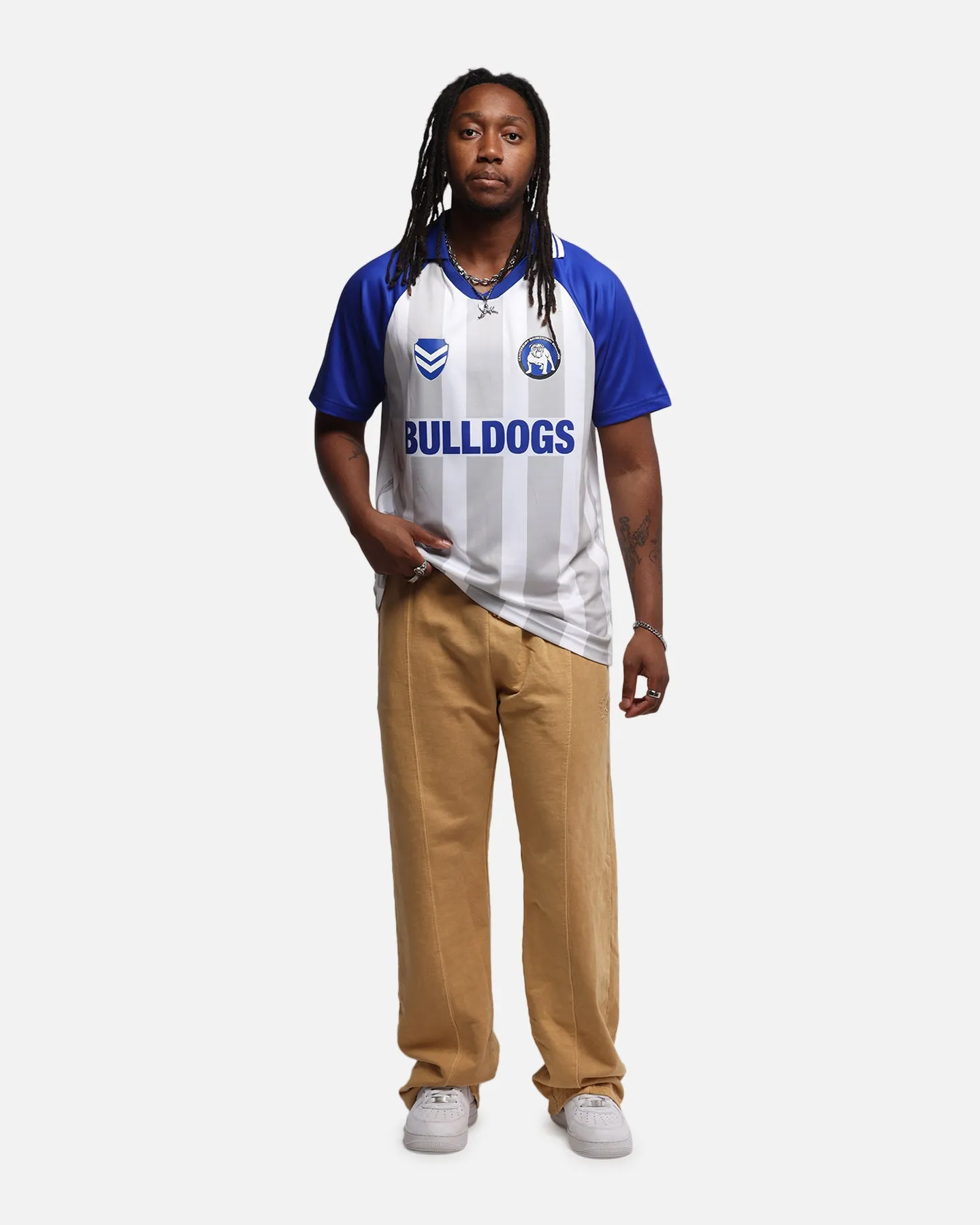Bleacher Athletic Canterbury-Bankstown Bulldogs NRL 1908 Collared T-Shirt Official Team Colour sold by Culture Kings product image thumbnail 2