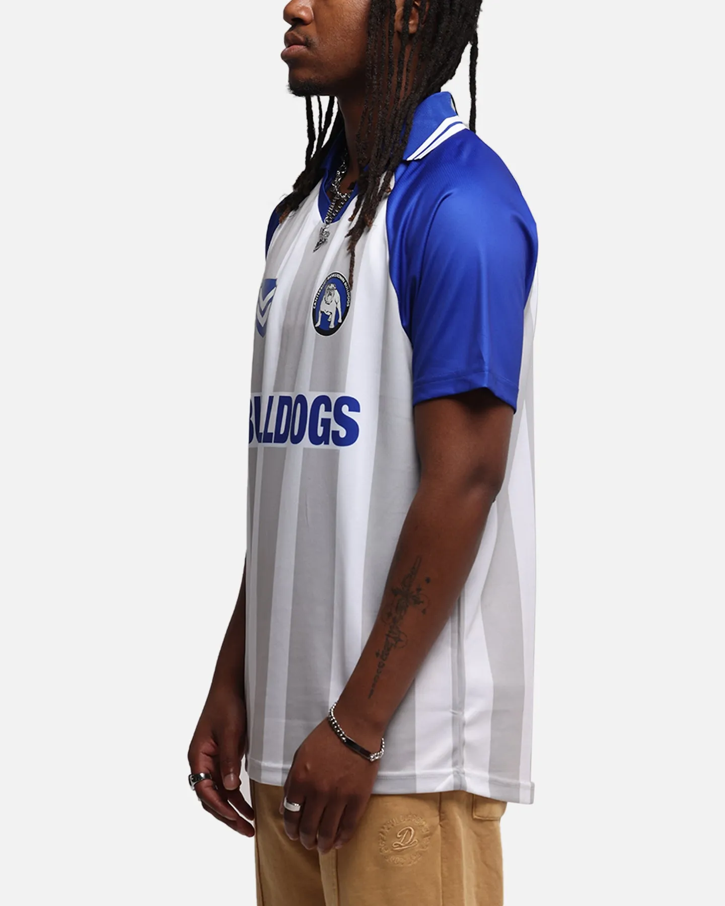Bleacher Athletic Canterbury-Bankstown Bulldogs NRL 1908 Collared T-Shirt Official Team Colour sold by Culture Kings product image thumbnail 5