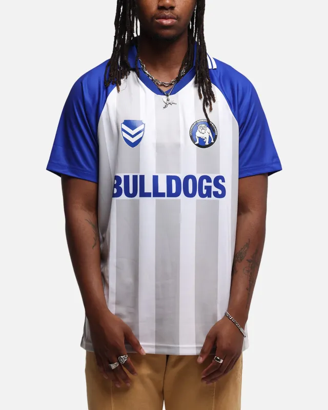 Bleacher Athletic Canterbury-Bankstown Bulldogs NRL 1908 Collared T-Shirt Official Team Colour sold by Culture Kings