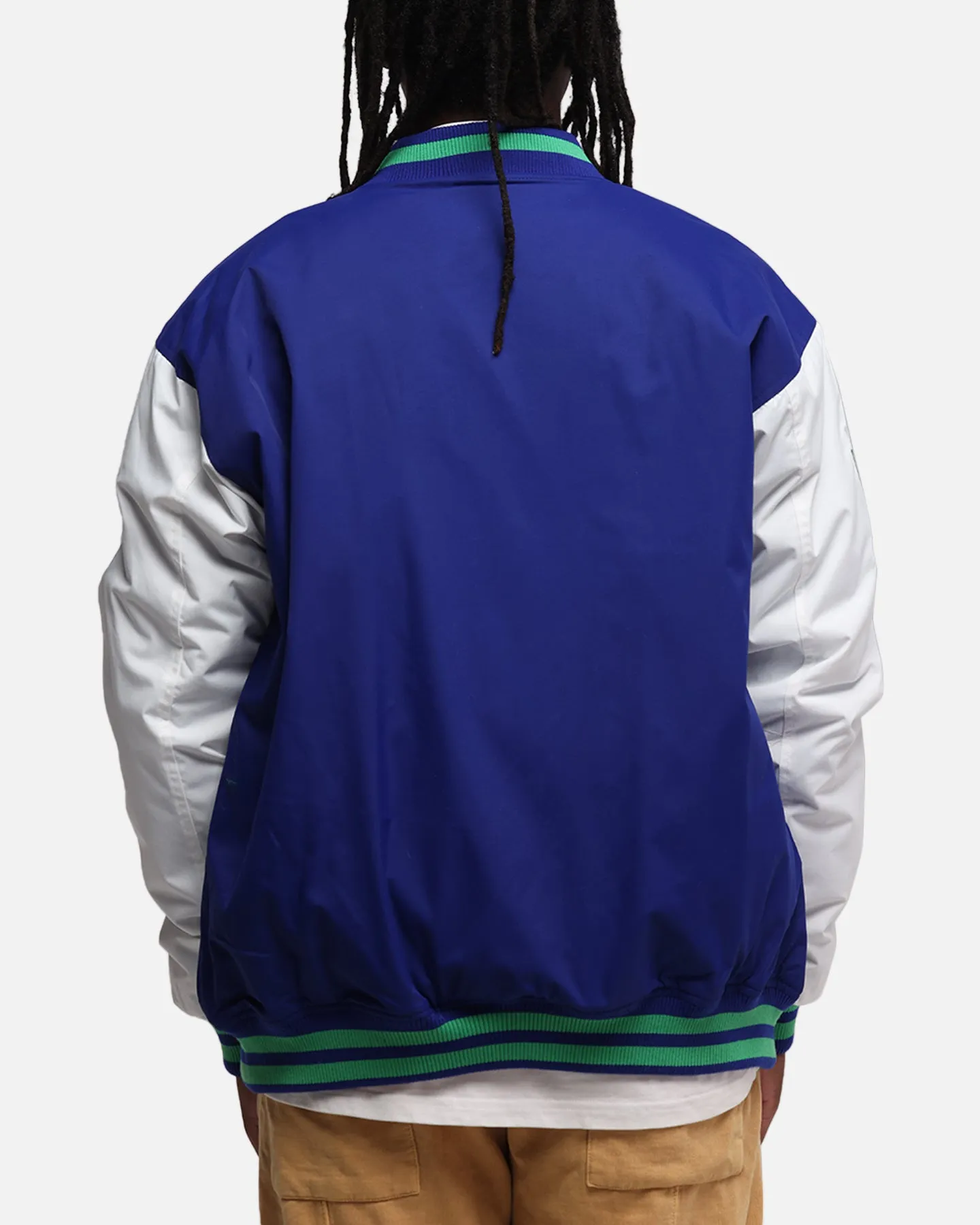 Bleacher Athletic New Zealand Warriors NRL 1908 Baseball Varsity Jacket Official Team Colour sold by Culture Kings product image thumbnail 3