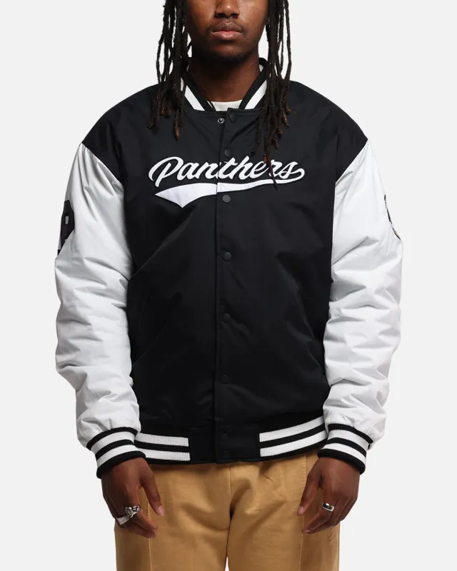 Bleacher Athletic Penrith Panthers NRL 1908 Baseball Varsity Jacket Official Team Colour sold by Culture Kings