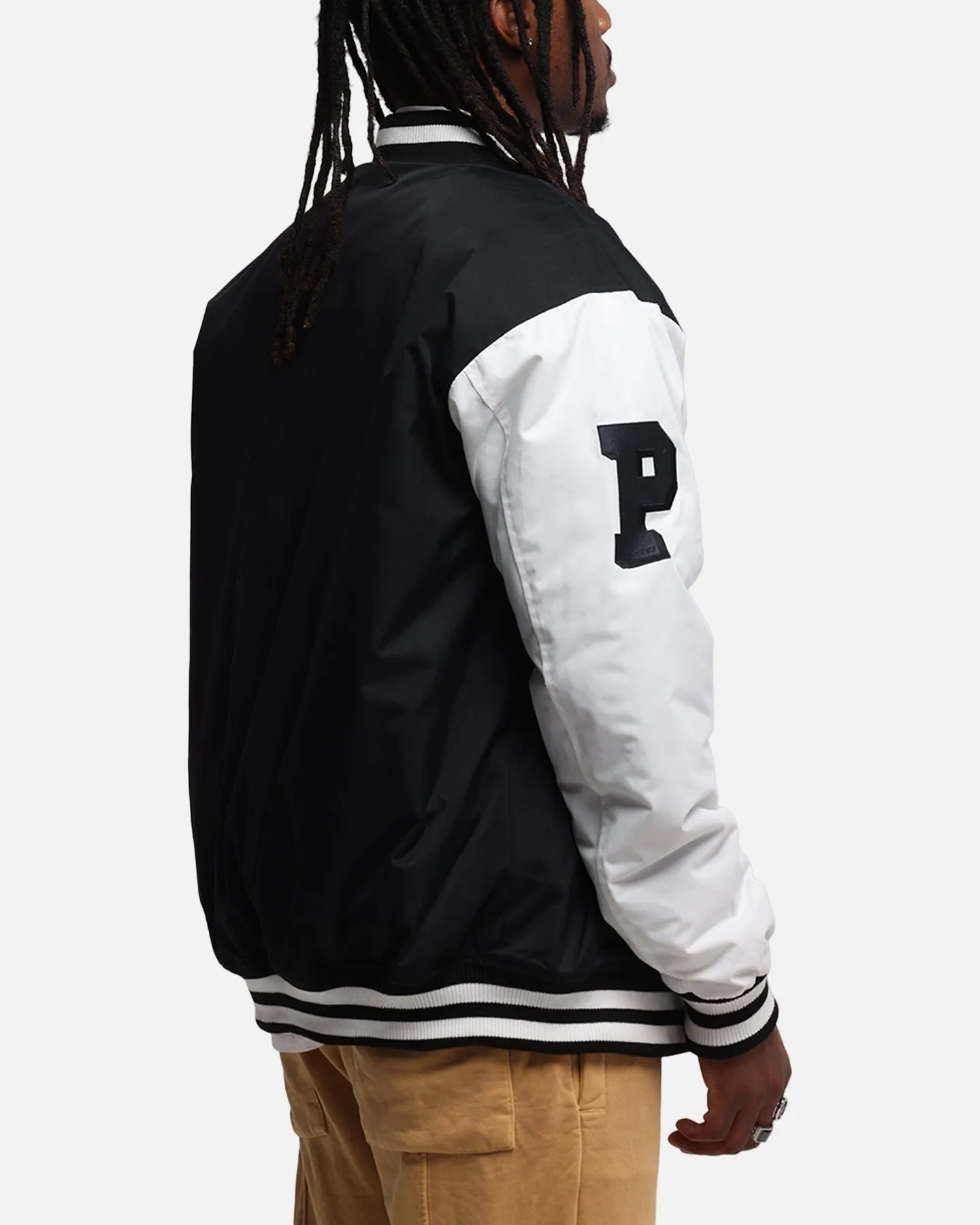 Bleacher Athletic Penrith Panthers NRL 1908 Baseball Varsity Jacket Official Team Colour sold by Culture Kings product image thumbnail 5