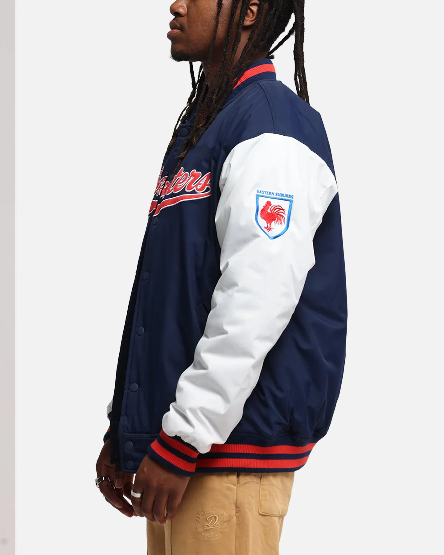 Bleacher Athletic Sydney Roosters NRL 1908 Baseball Varsity Jacket Official Team Colour sold by Culture Kings product image thumbnail 5