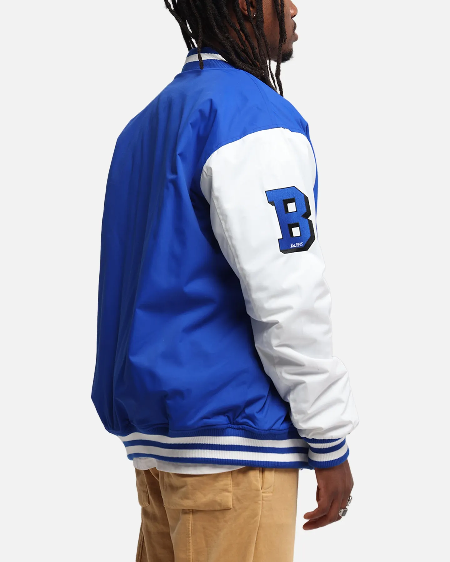 Bleacher Athletic Canterbury-Bankstown Bulldogs NRL 1908 Baseball Varsity Jacket Official Team Colour sold by Culture Kings product image thumbnail 4