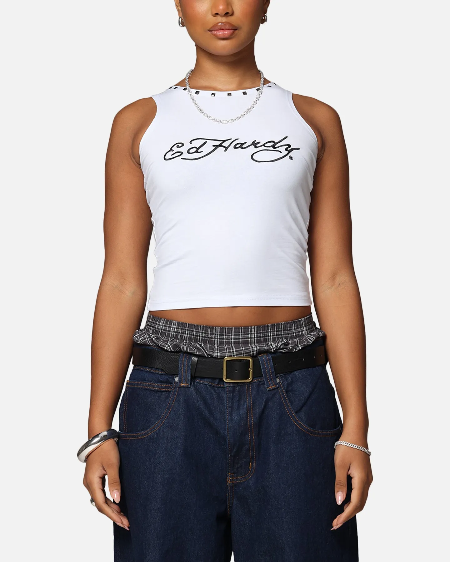 Ed Hardy Women's Electric Tank White sold by Culture Kings