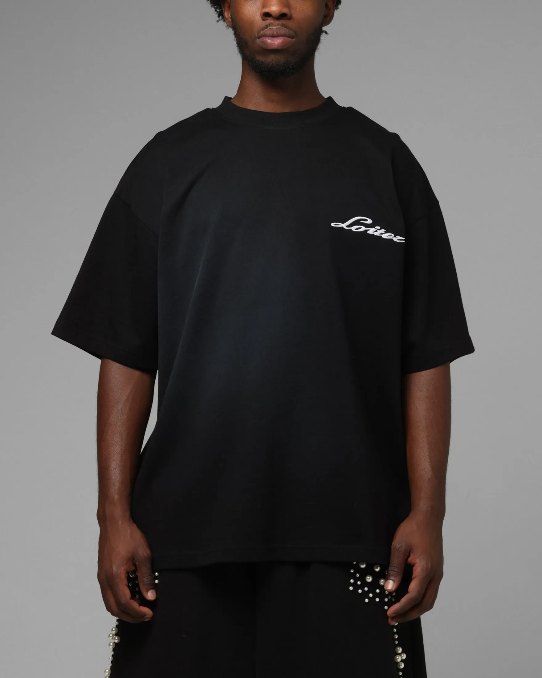 Loiter Pearl T-Shirt Black sold by Culture Kings product image thumbnail 2