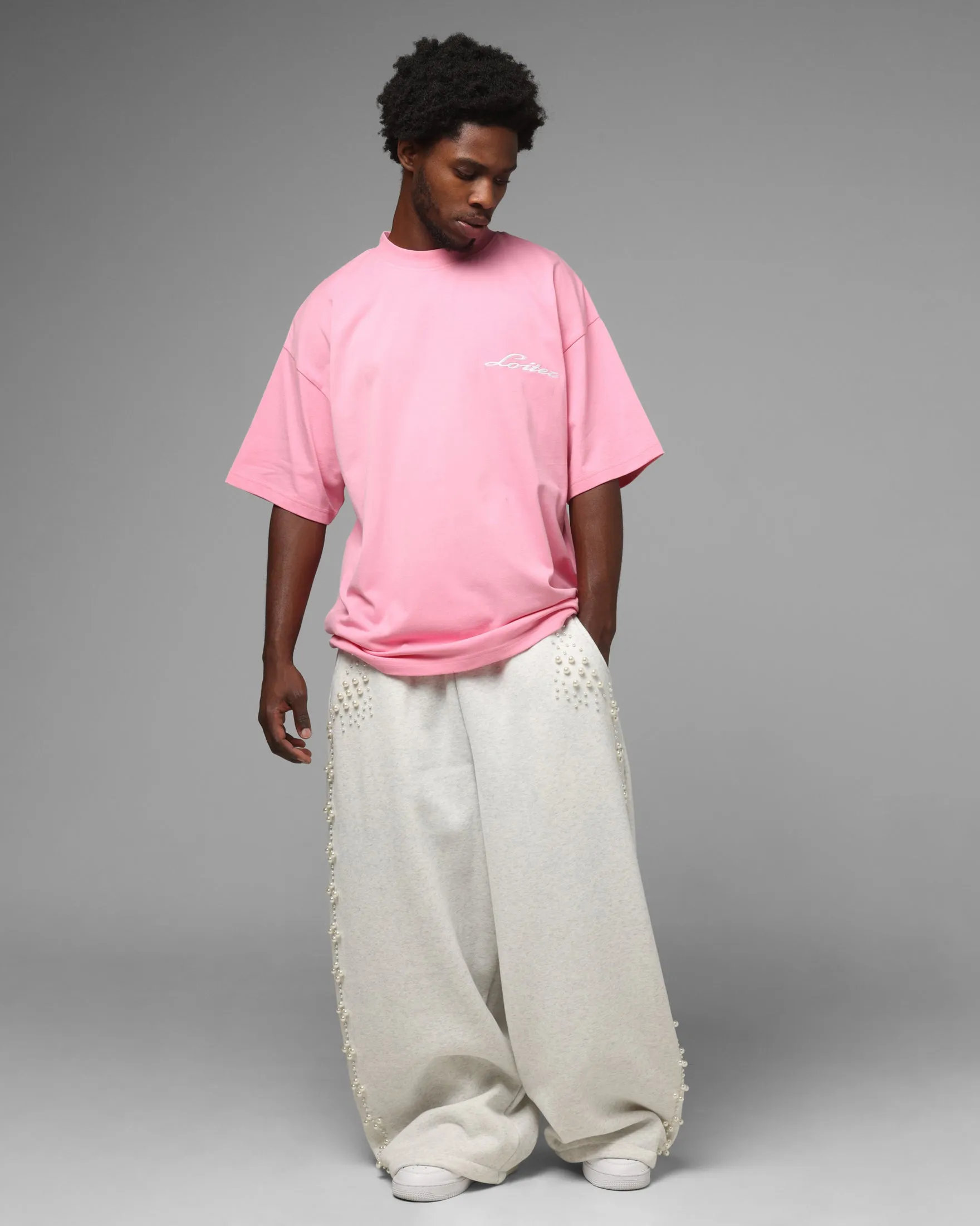 Loiter Pearl T-Shirt Pink sold by Culture Kings product image thumbnail 4