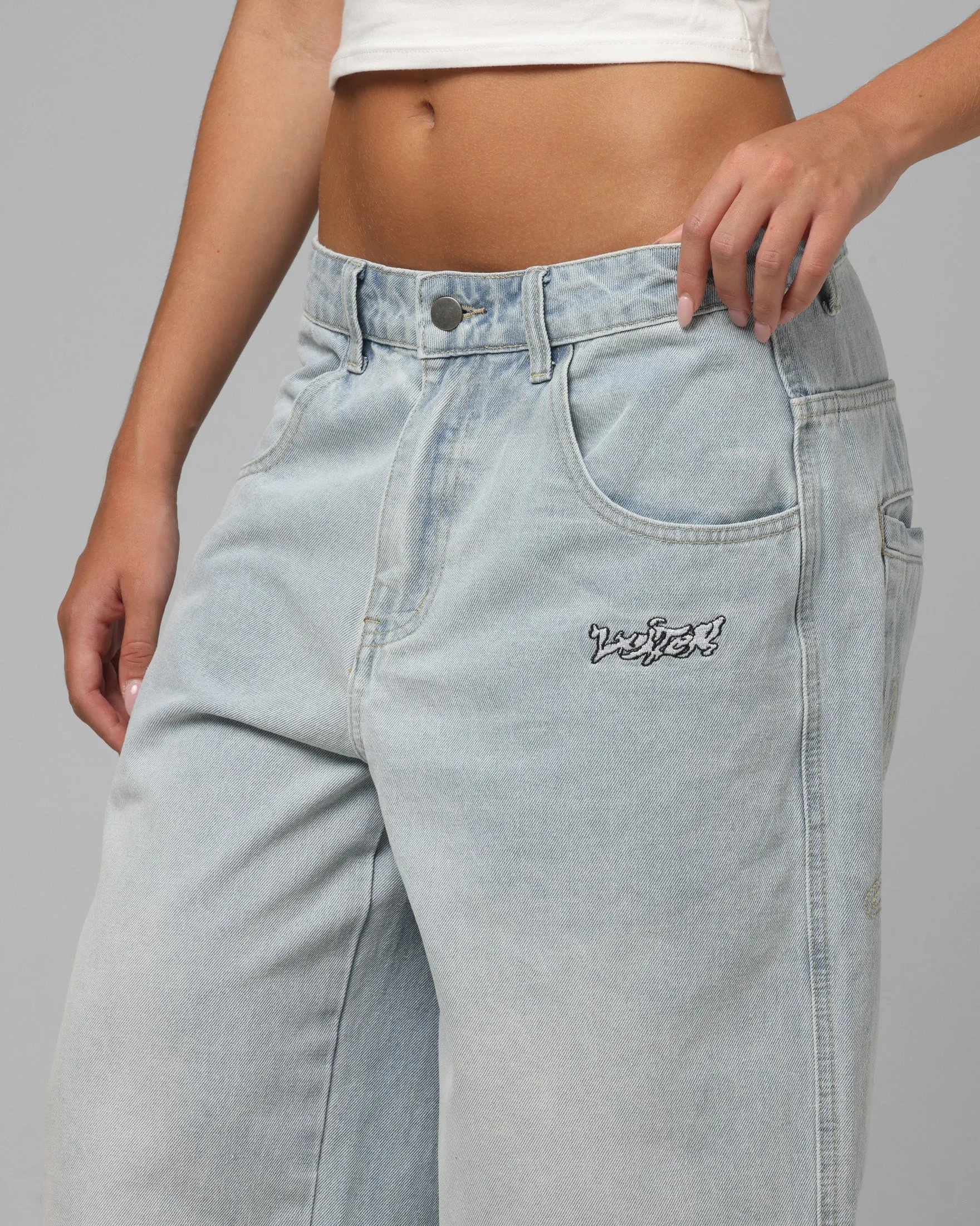 Loiter Star Born Jeans Bleached Blue sold by Culture Kings product image thumbnail 4