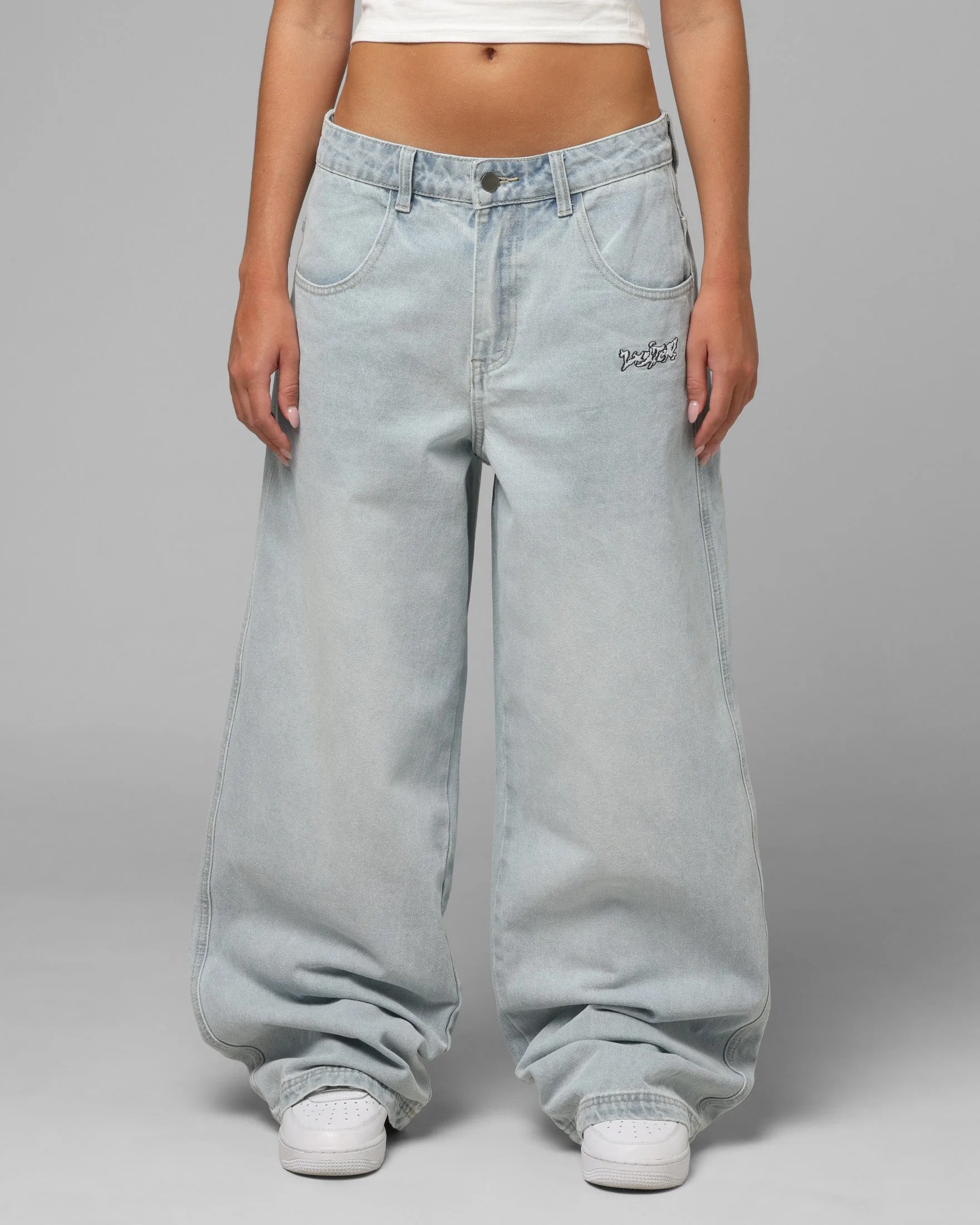 Loiter Star Born Jeans Bleached Blue sold by Culture Kings