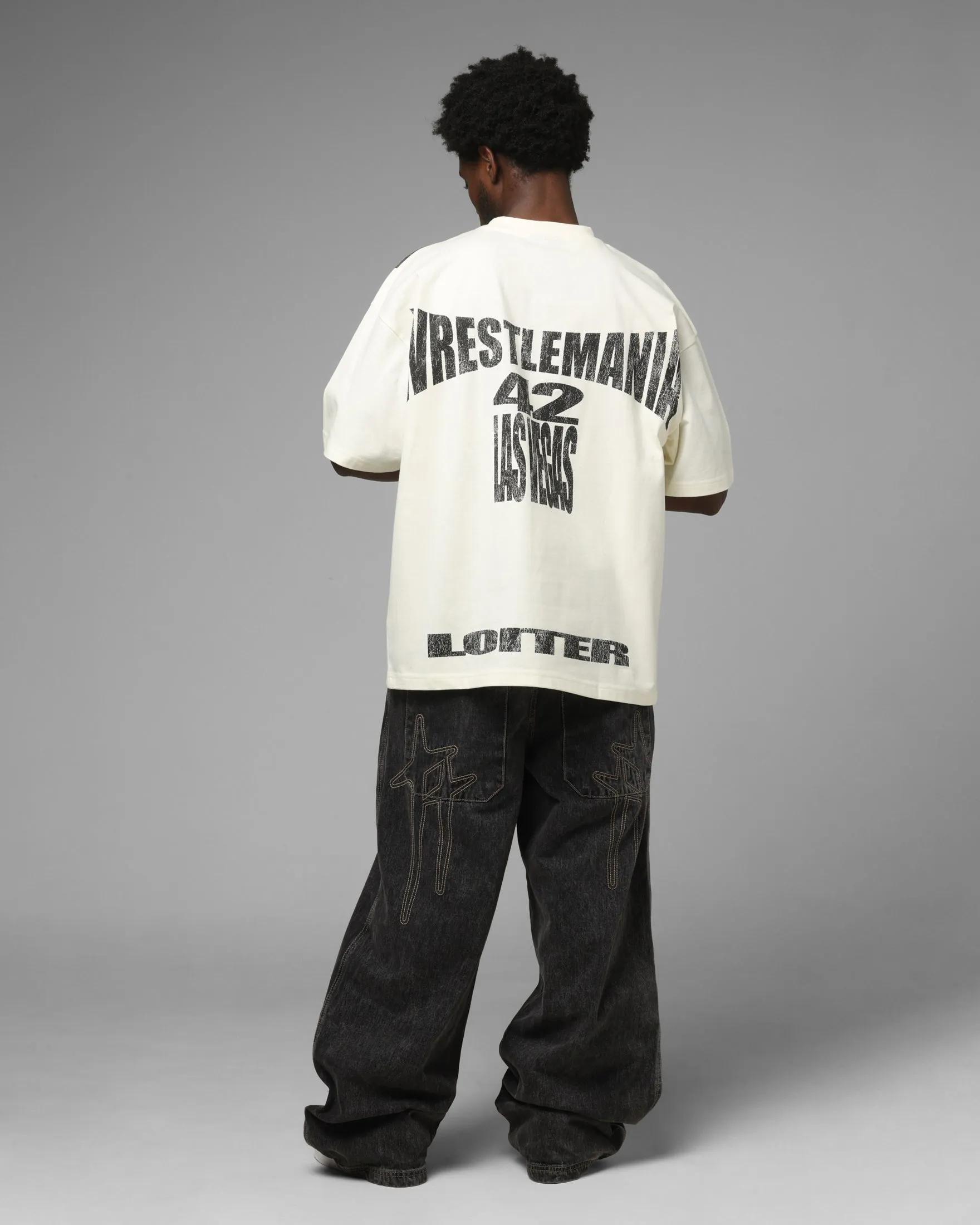 Loiter X WWE WrestleMania 42 T-Shirt Off White sold by Culture Kings product image thumbnail 4
