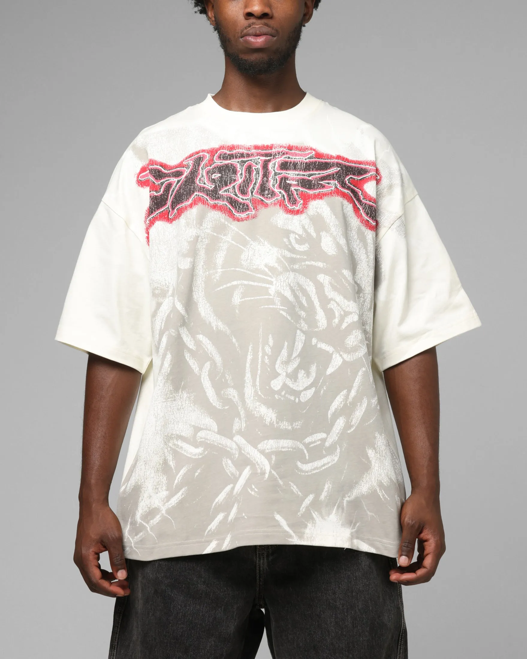 Loiter Airbrush Panther T-Shirt White sold by Culture Kings