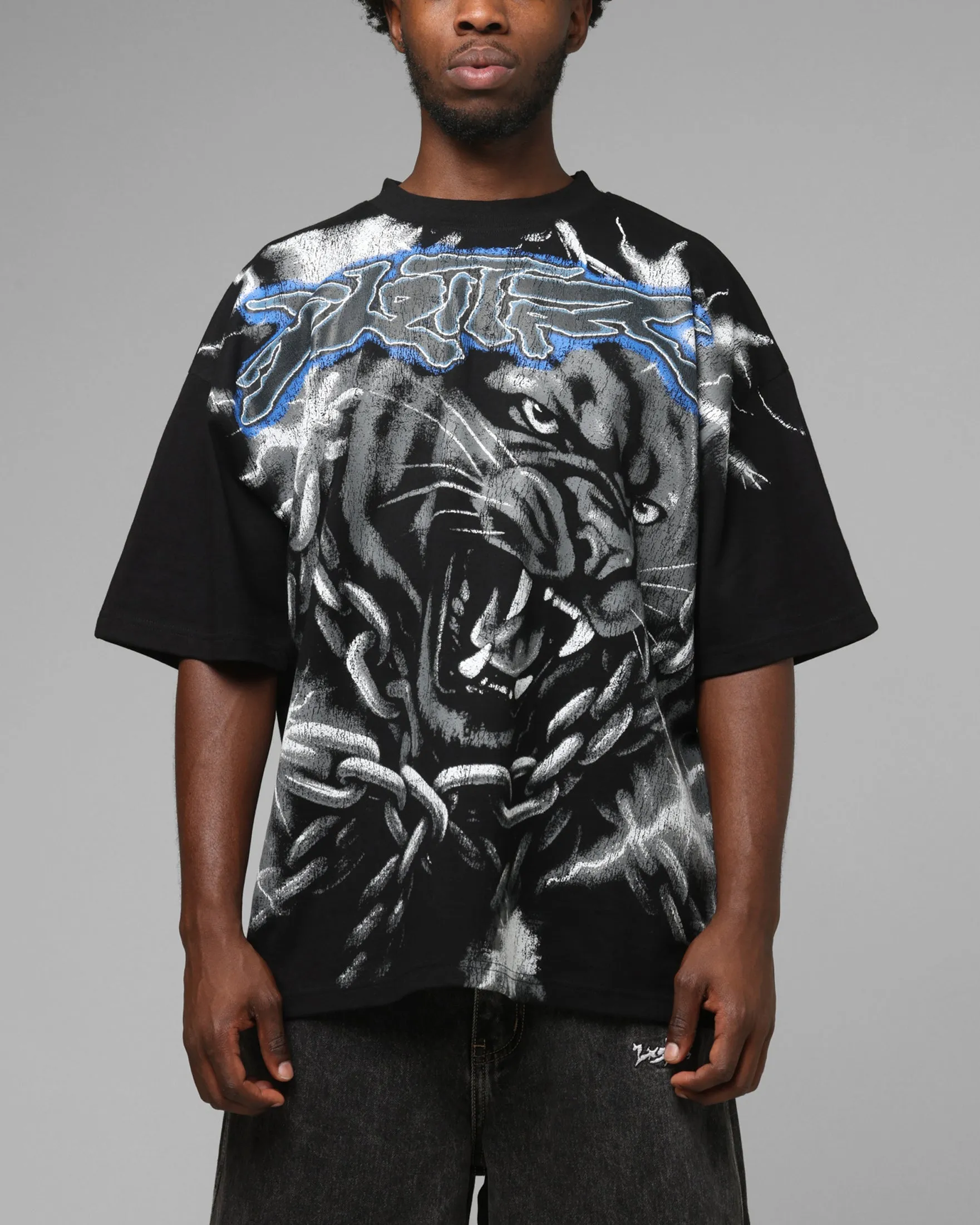 Loiter Airbrush Panther T-Shirt Black sold by Culture Kings