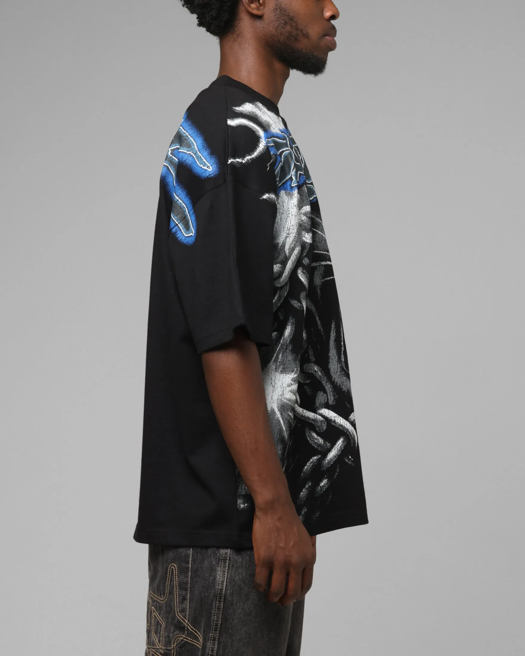 Loiter Airbrush Panther T-Shirt Black sold by Culture Kings product image thumbnail 5