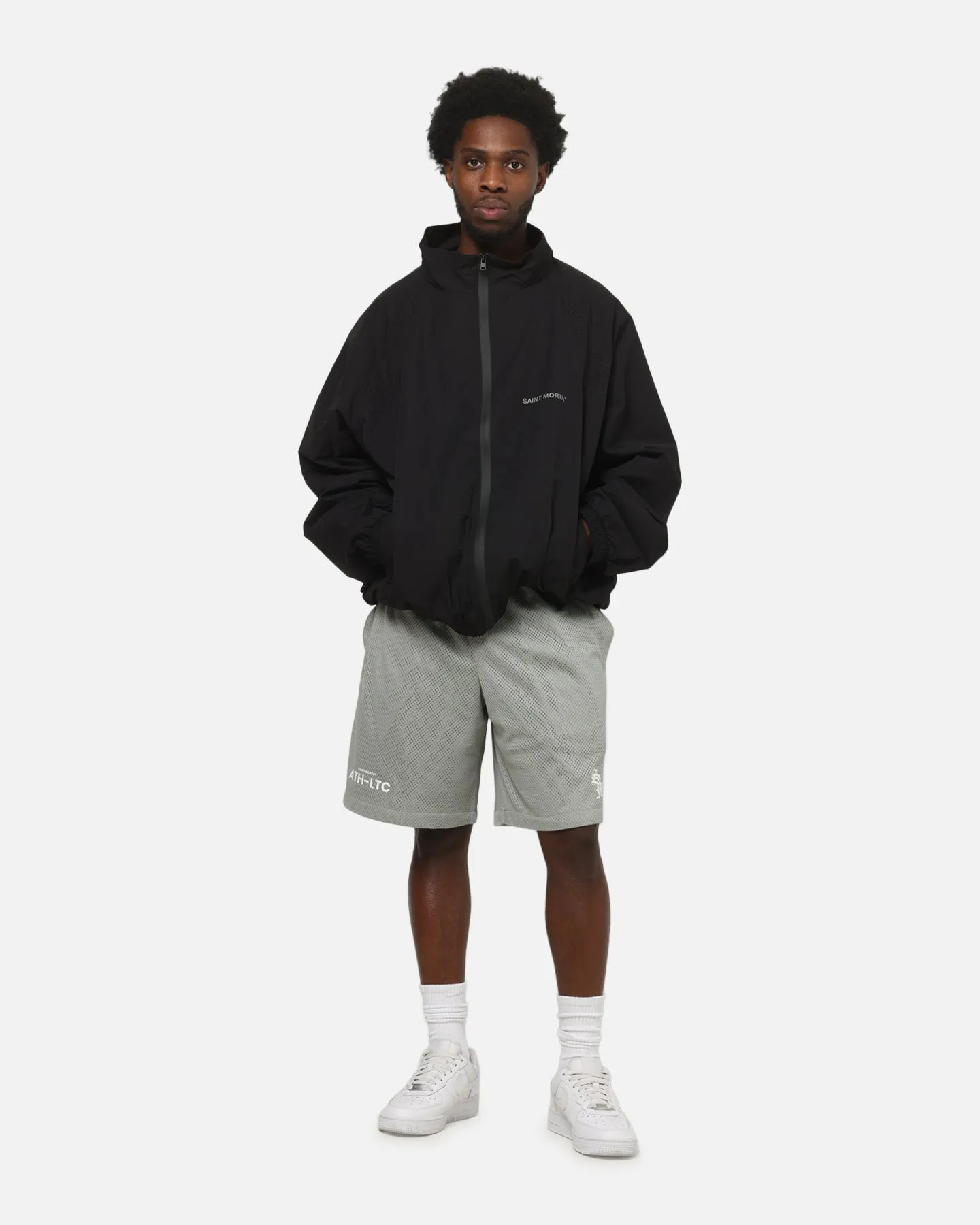 Saint Morta Athltc R3 Mesh Shorts Sage sold by Culture Kings product image thumbnail 2