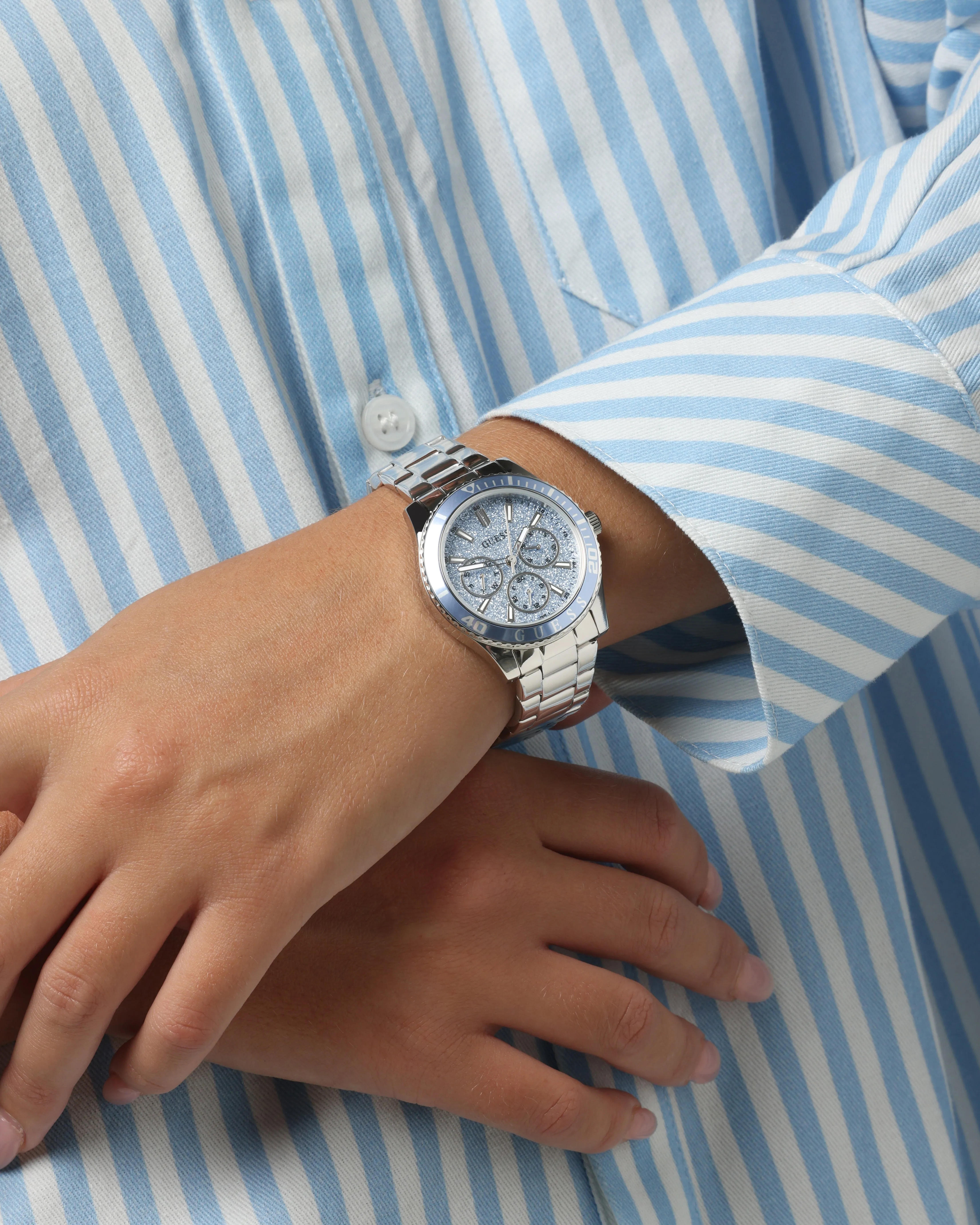 Guess Mainline Mariana Watch Silver/Blue sold by Culture Kings product image thumbnail 2