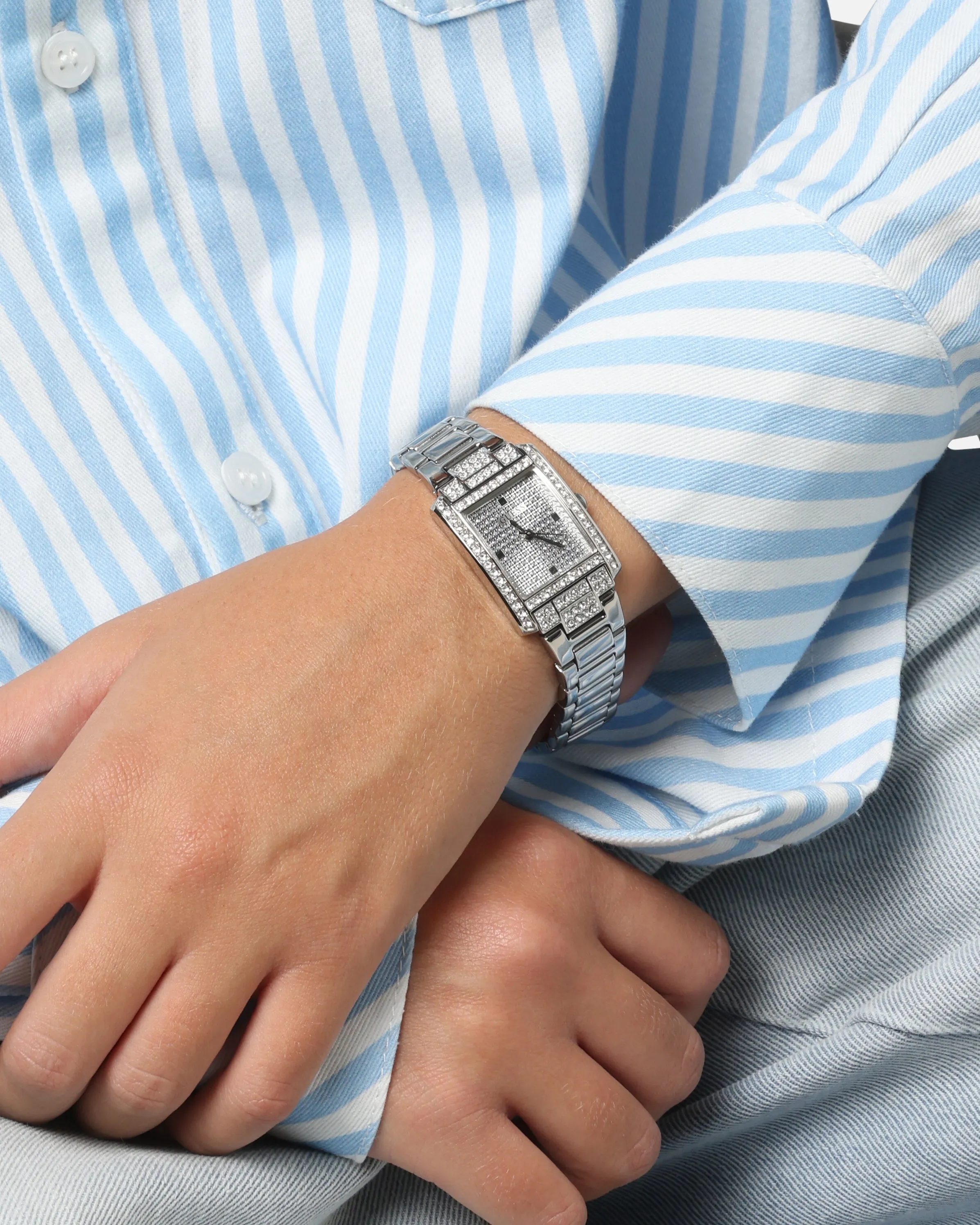 Guess Mainline Bonnet Watch Silver sold by Culture Kings product image thumbnail 2