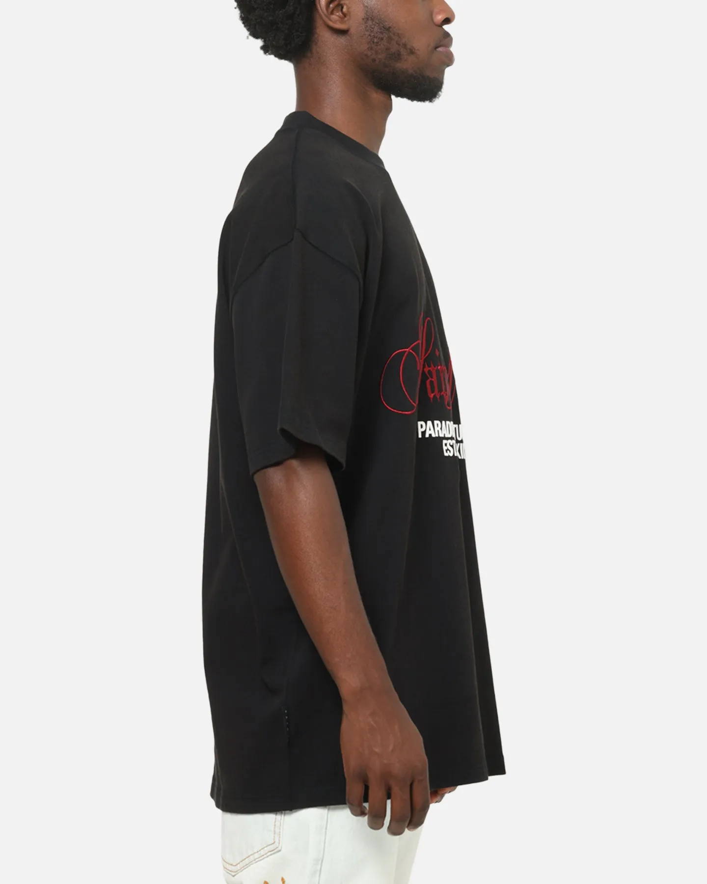Saint Morta Regal Scripture Boxy T-Shirt Black Acidwash sold by Culture Kings product image thumbnail 4