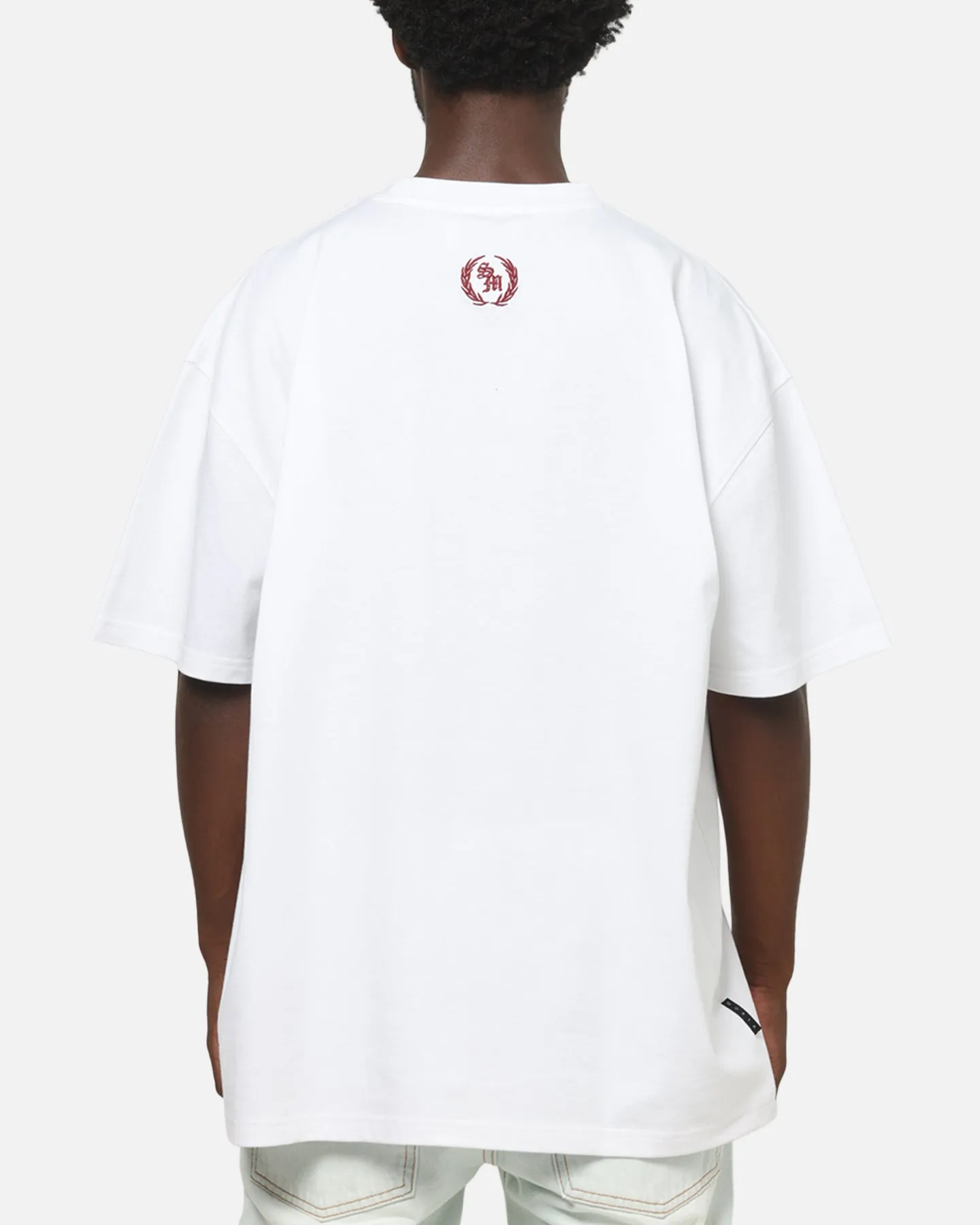 Saint Morta Regal Scripture Boxy T-Shirt White sold by Culture Kings product image thumbnail 3