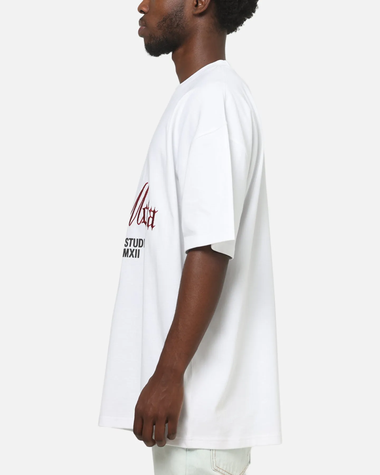 Saint Morta Regal Scripture Boxy T-Shirt White sold by Culture Kings product image thumbnail 5
