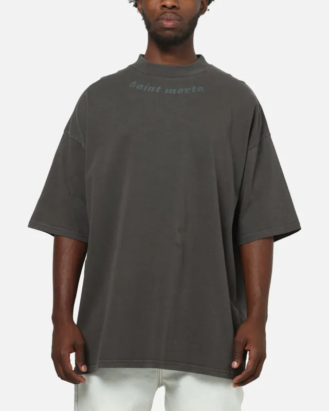 Saint Morta Fade Away Boxy T-Shirt Black Wash sold by Culture Kings
