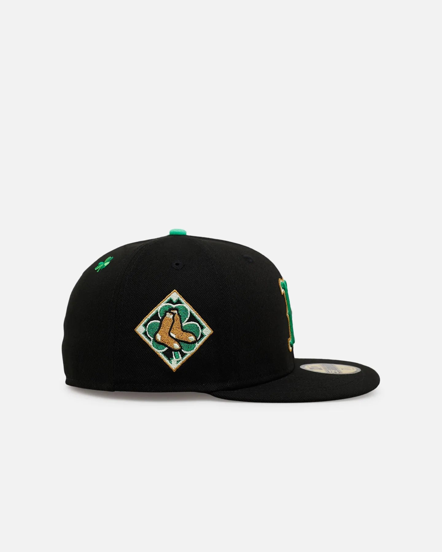 New Era Boston Red Sox 'St. Patrick's Day' 59FIFTY Fitted Black/Green sold by Culture Kings product image thumbnail 3