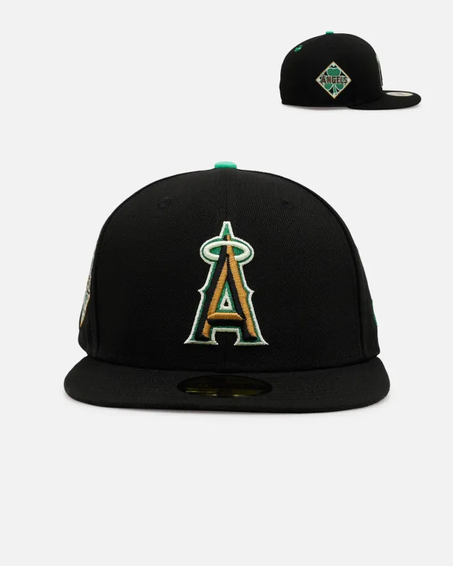 New Era Los Angeles Angels 'St. Patrick's Day' 59FIFTY Fitted Black/Green sold by Culture Kings