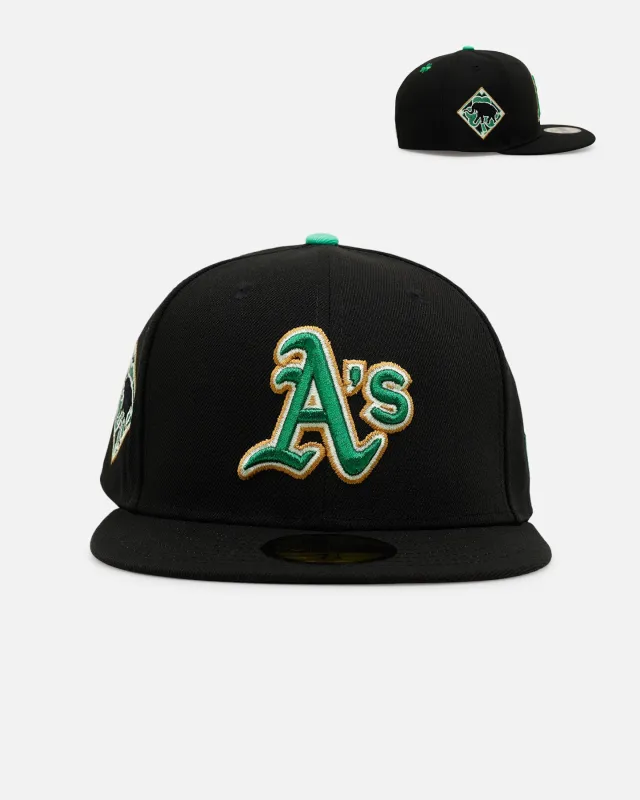 New Era Oakland Athletics 'St. Patrick's Day' 59FIFTY Fitted Black/Green sold by Culture Kings