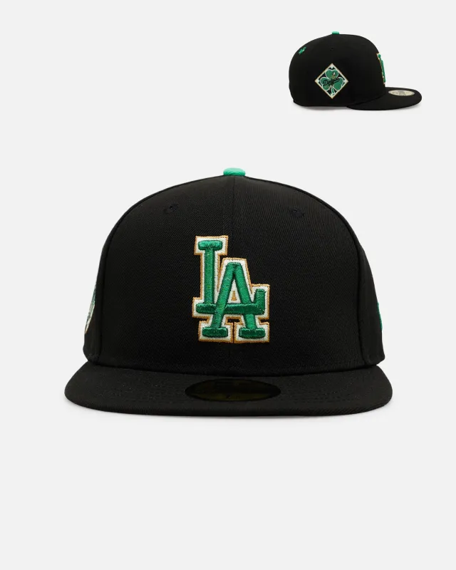 New Era Los Angeles Dodgers 'St. Patrick's Day' 59FIFTY Fitted Black/Green sold by Culture Kings