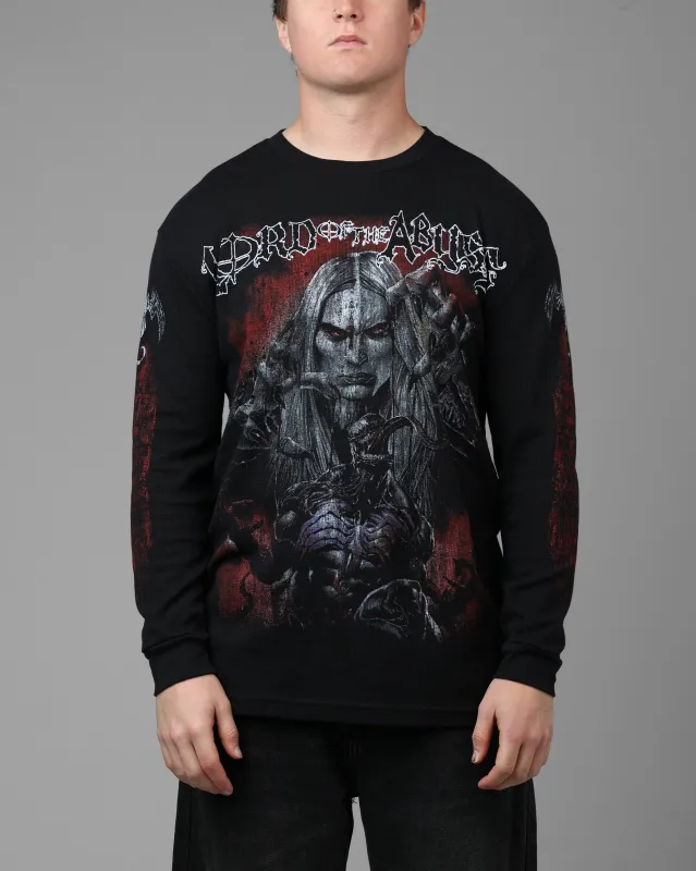 Loiter Marvel Knull Long Sleeve Waffle T-Shirt Black sold by Culture Kings