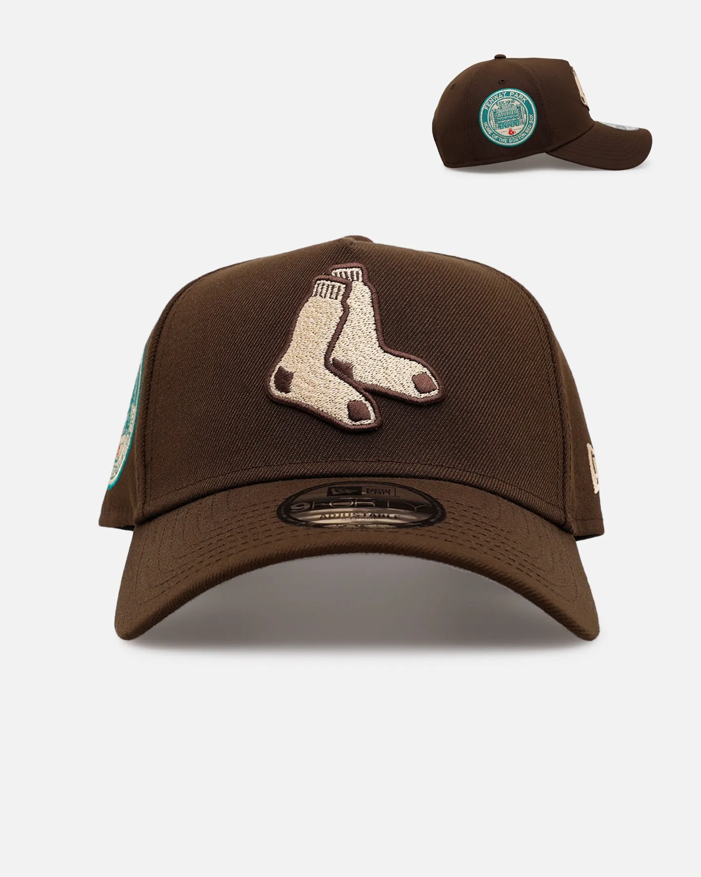 New Era Boston Red Sox 'Stay Classy' 9FORTY A-Frame Snapback Walnut sold by Culture Kings