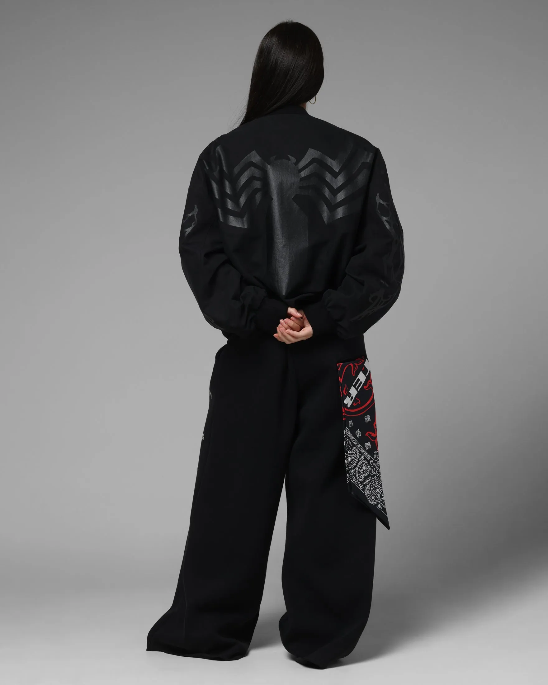 Loiter Marvel Symbiote Jacket Black sold by Culture Kings product image thumbnail 4