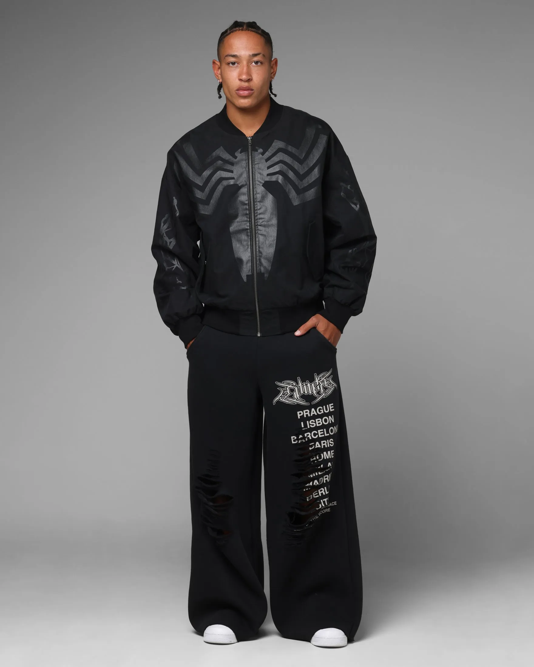 Loiter Marvel Symbiote Jacket Black sold by Culture Kings product image thumbnail 3