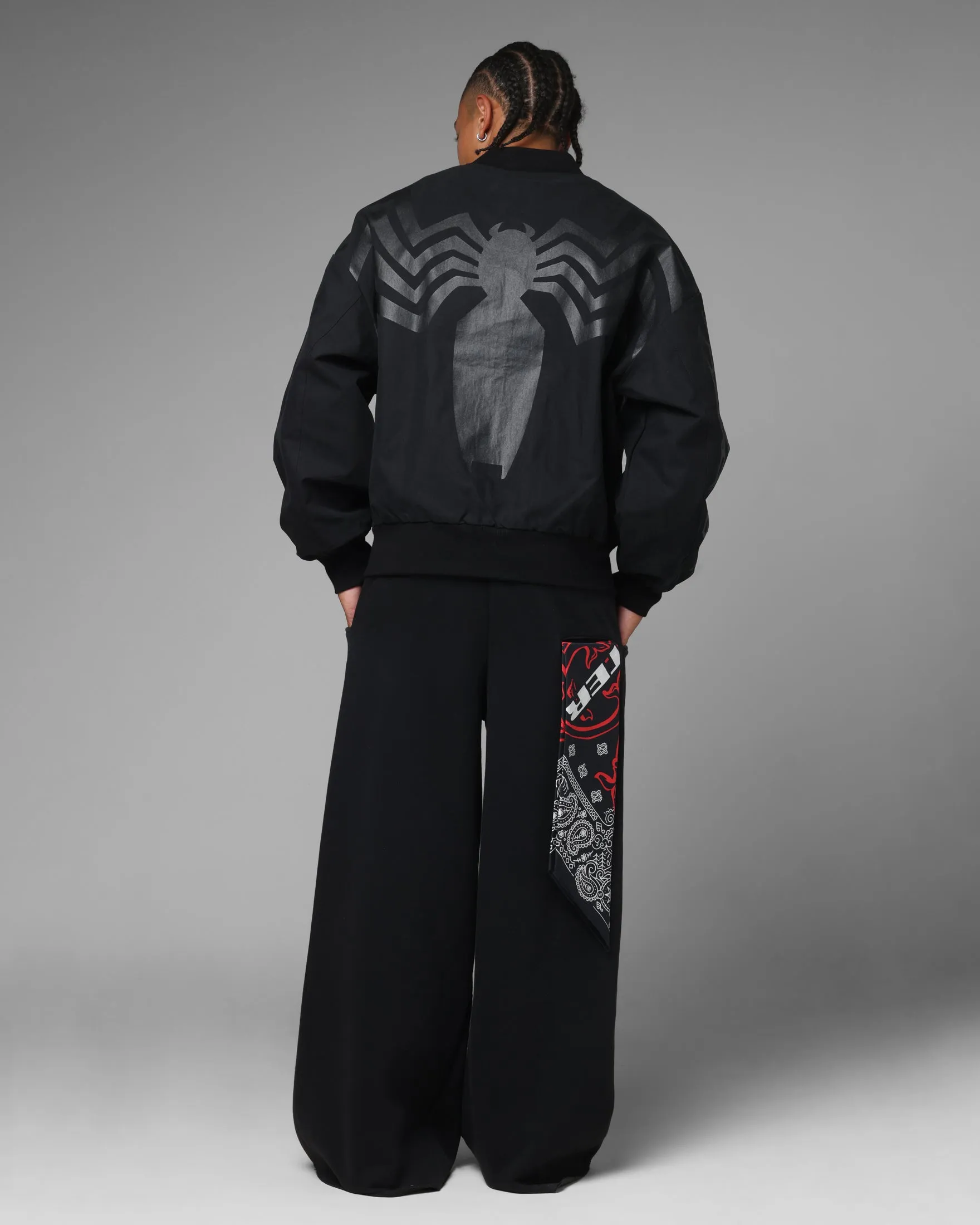 Loiter Marvel Symbiote Jacket Black sold by Culture Kings product image thumbnail 4