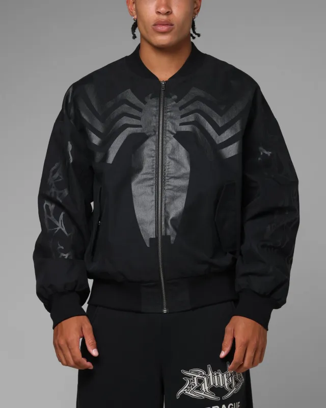 Loiter Marvel Symbiote Jacket Black made by Culture Kings