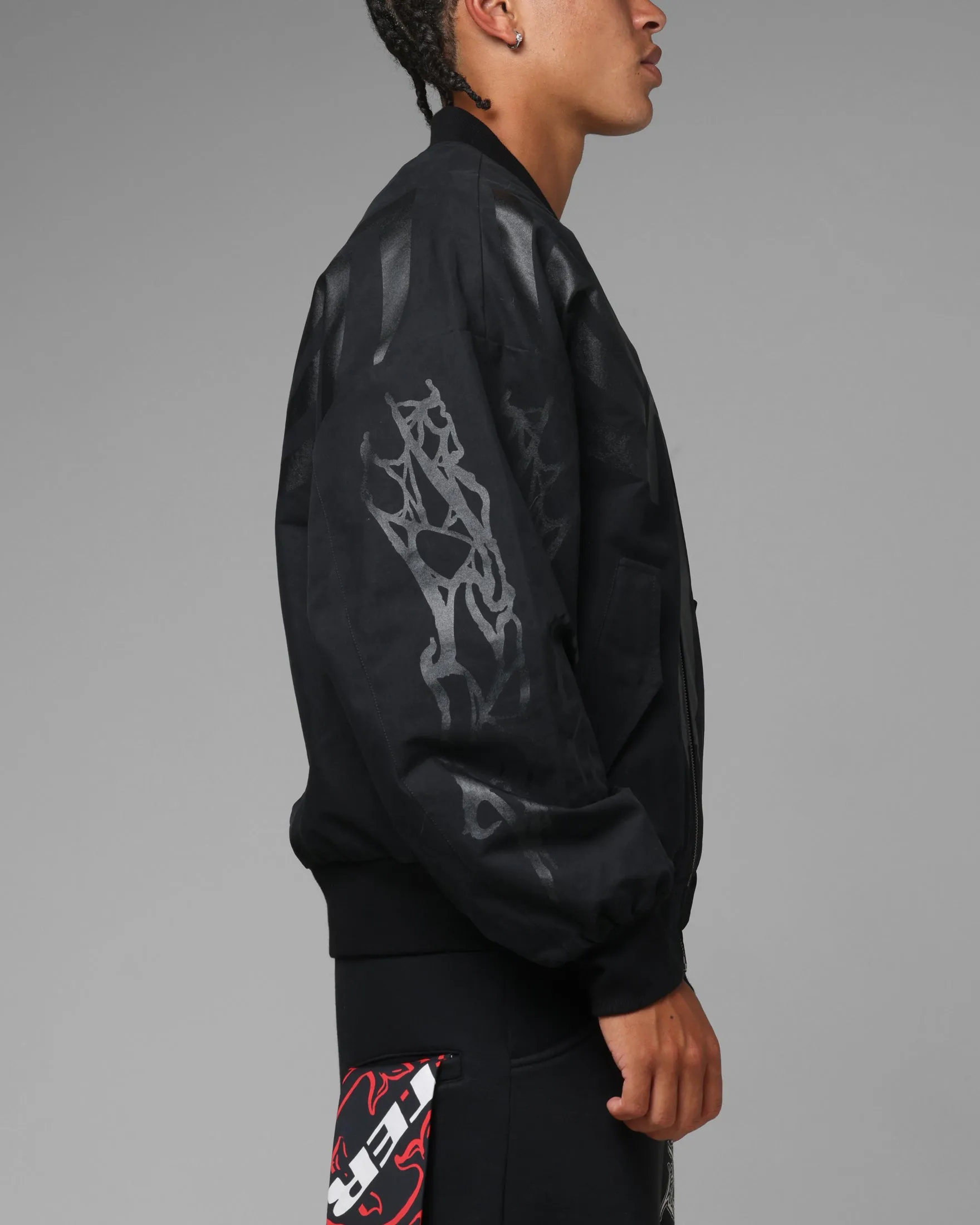 Loiter Marvel Symbiote Jacket Black sold by Culture Kings product image thumbnail 5