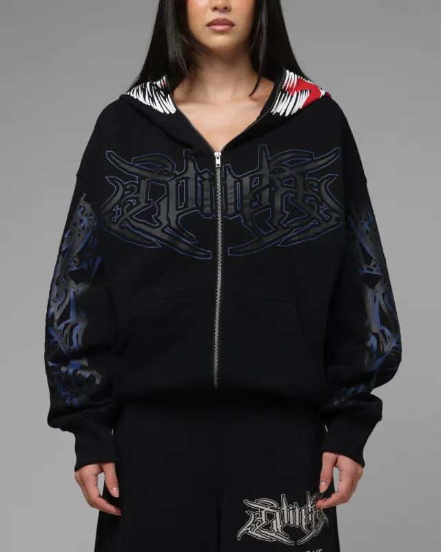 Loiter Marvel Venom Zip Through Hoodie Black made by Culture Kings