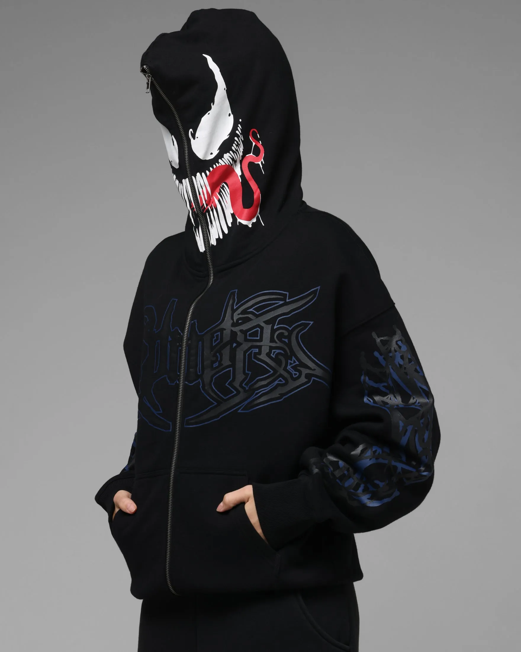 Loiter Marvel Venom Zip Through Hoodie Black sold by Culture Kings product image thumbnail 2