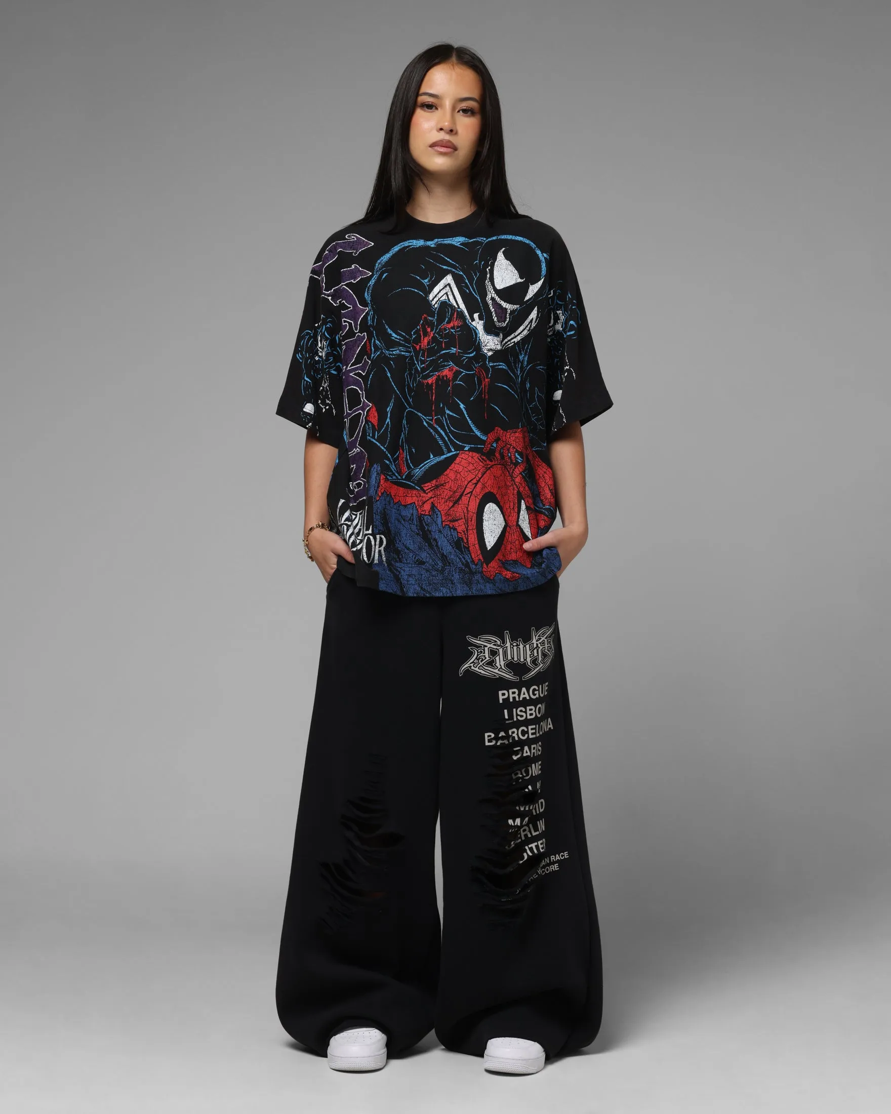 Loiter Marvel Venom Boxy T-Shirt Black sold by Culture Kings product image thumbnail 3