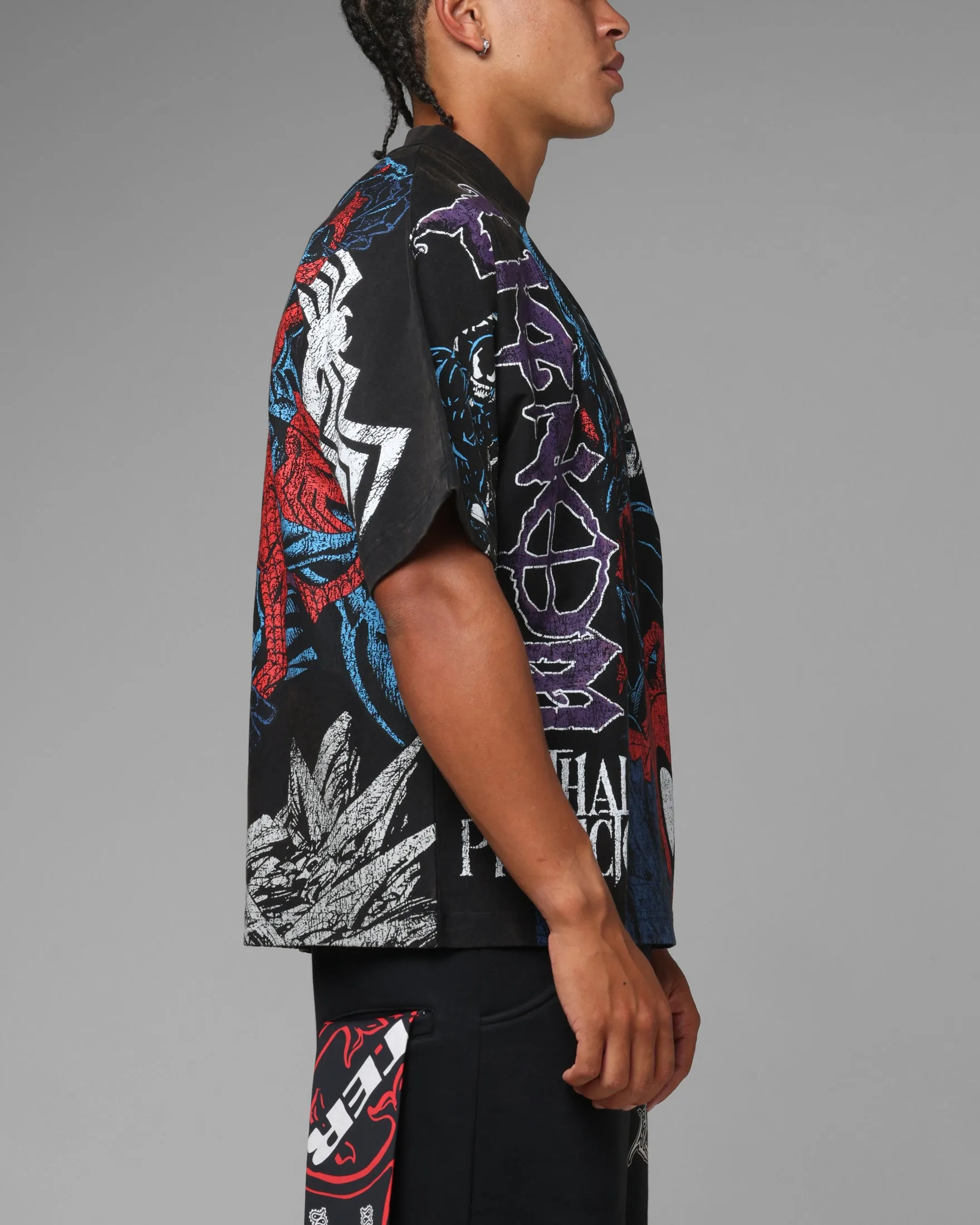 Loiter Marvel Venom Boxy T-Shirt Black sold by Culture Kings product image thumbnail 5