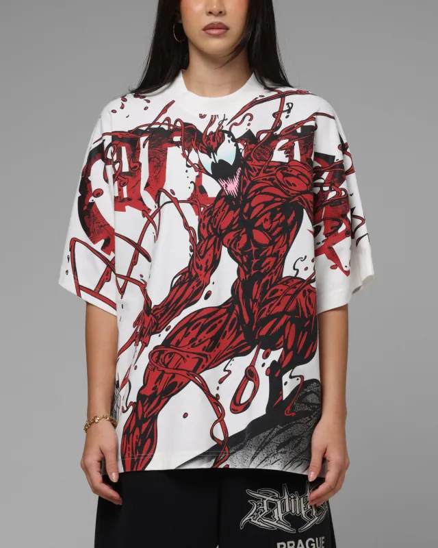 Loiter Marvel Spider-Man Carnage Boxy T-Shirt Off White sold by Culture Kings