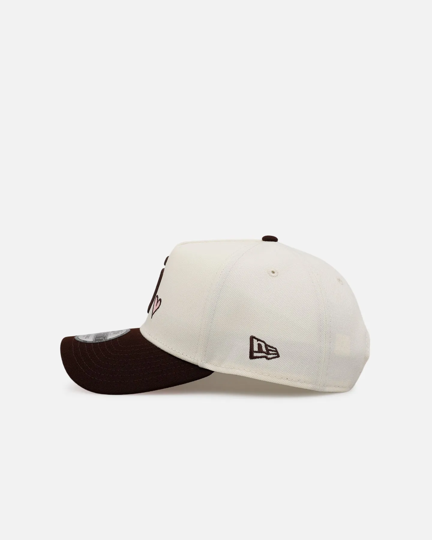 New Era San Diego Padres 'Pink Satin Hearts Walnut' 9FORTY A-Frame Snapback Chrome/Walnut sold by Culture Kings product image thumbnail 4