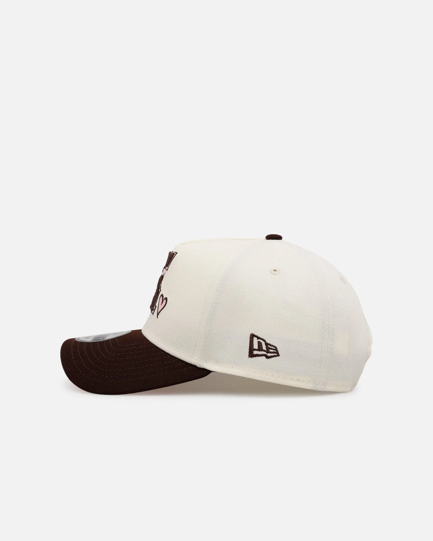 New Era Los Angeles Angels 'Pink Satin Hearts Walnut' 9FORTY A-Frame Snapback Chrome/Walnut sold by Culture Kings product image thumbnail 4