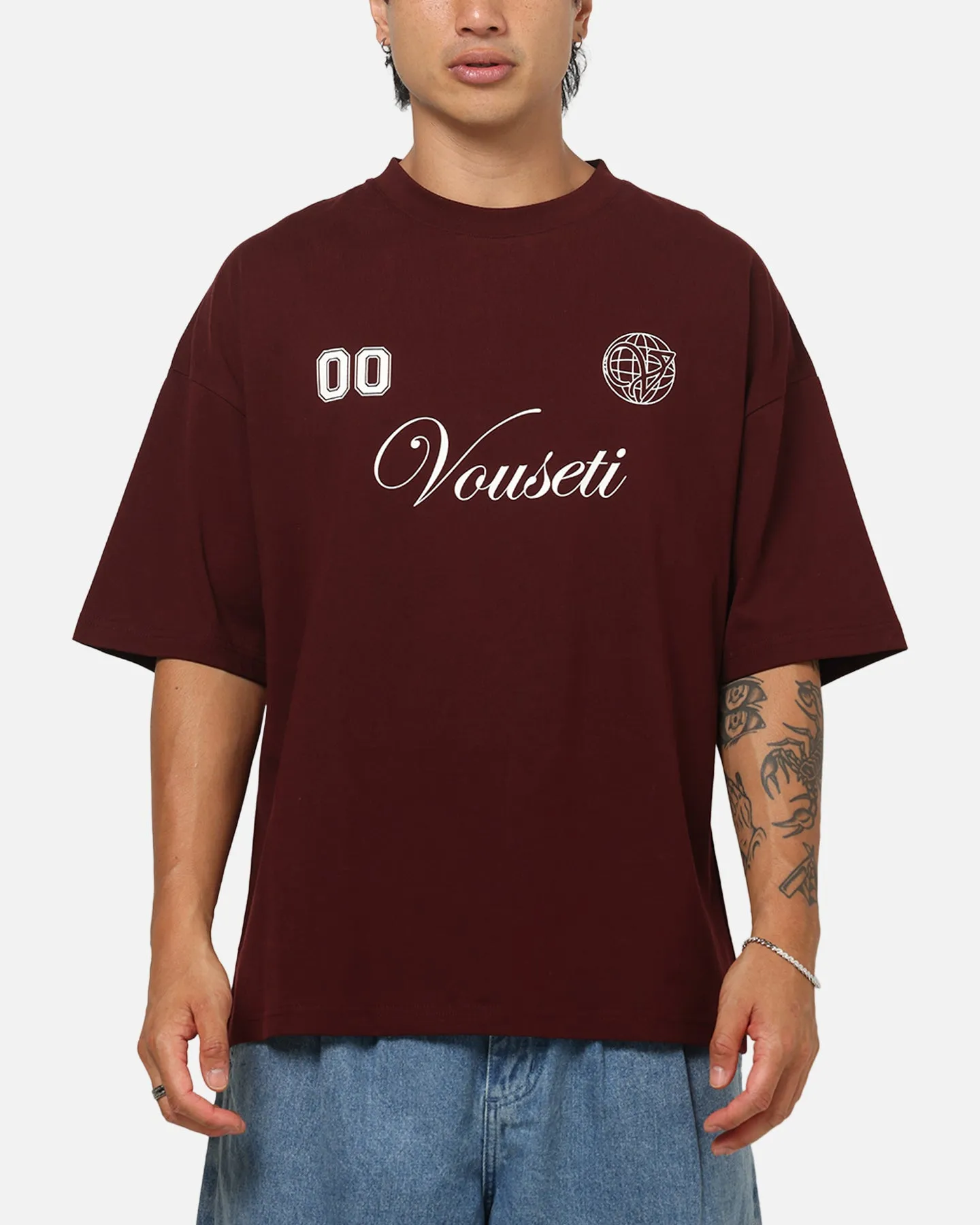 Vouseti Rugby T-Shirt Dark Plum sold by Culture Kings